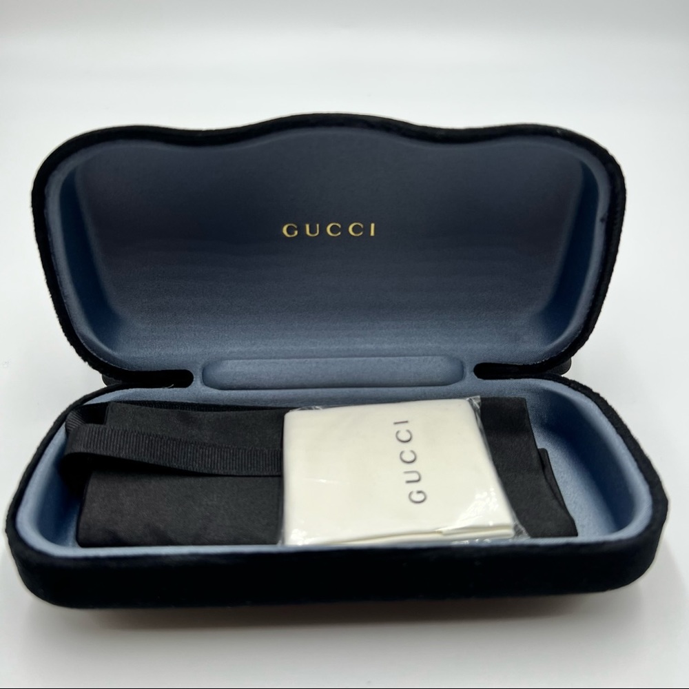 Gucci S Black Sunglasses/Glasses Case with Dust Bag and Cloth BRAND NEW
